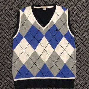 Burberry boys dress vest